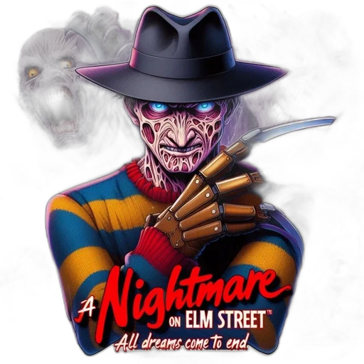 concept art, comic book art, nightmare, elm transparent PNG cut-out