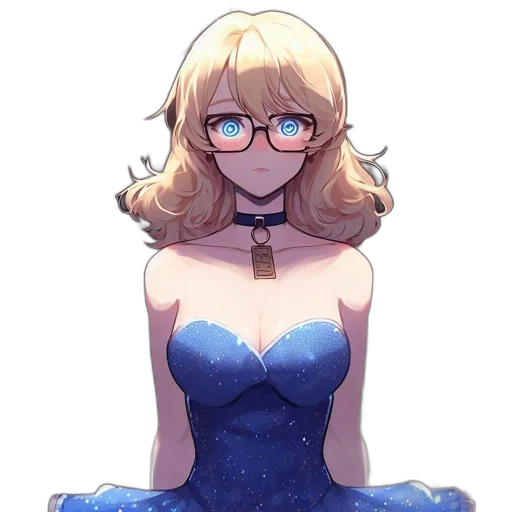 dress, crown, staff, robot transparent PNG cut-out
