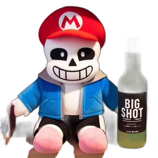 bottle, 3d render, concept art, pixel art transparent PNG cut-out