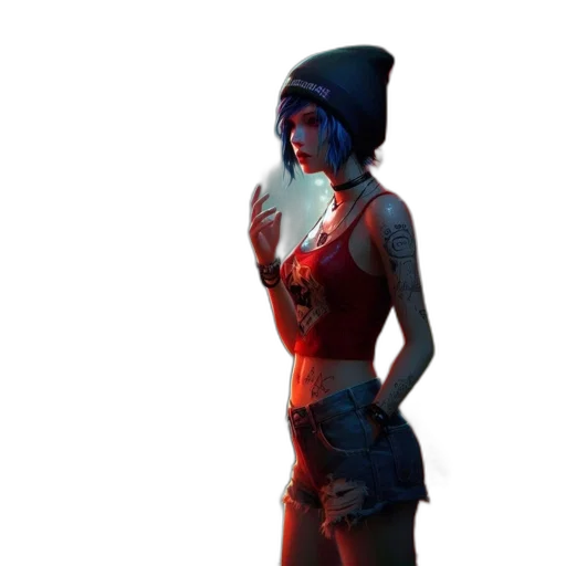 hat, staff, weapon, jacket transparent PNG cut-out