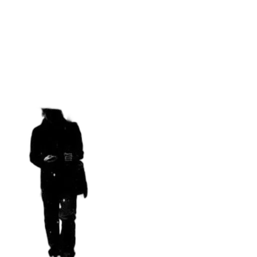 jacket, staff, hat, robot transparent PNG cut-out