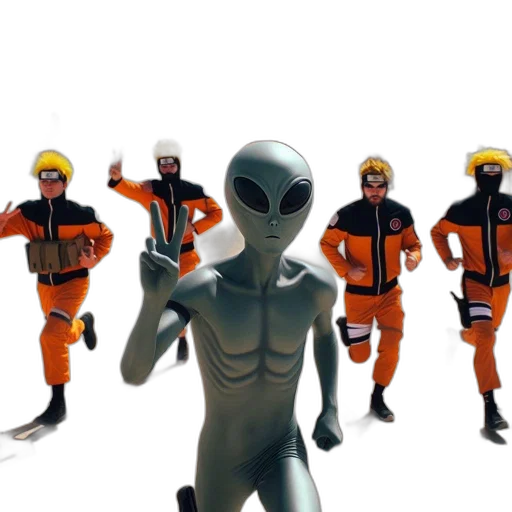 robot, staff, creature, concept art transparent PNG cut-out