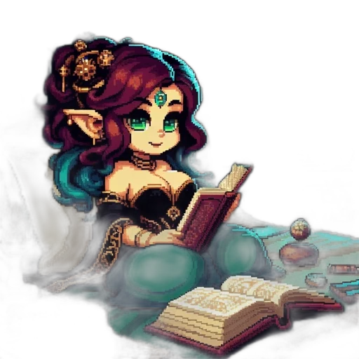 staff, fantasy art, pixel art, concept art transparent PNG cut-out