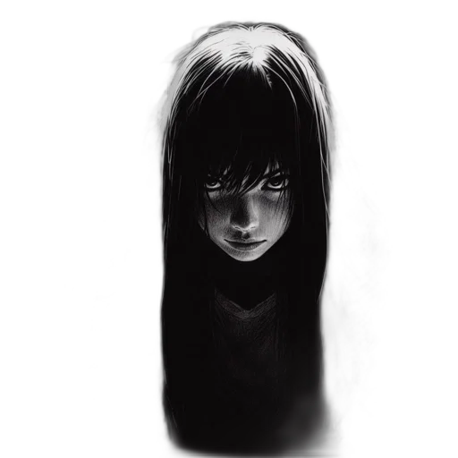 face, mask, creature, hair transparent PNG cut-out