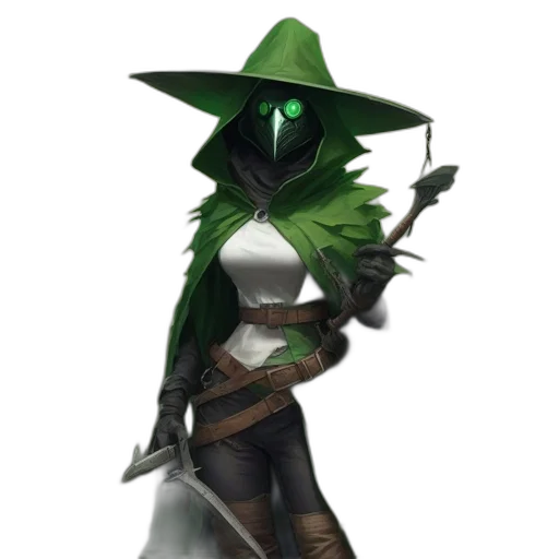 staff, mask, hat, weapon transparent PNG cut-out