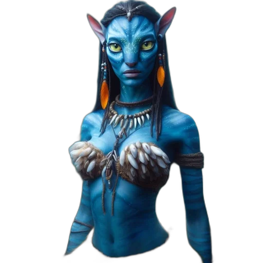 mask, jewelry, creature, staff transparent PNG cut-out