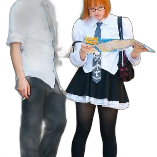staff, jacket, dress, weapon transparent PNG cut-out