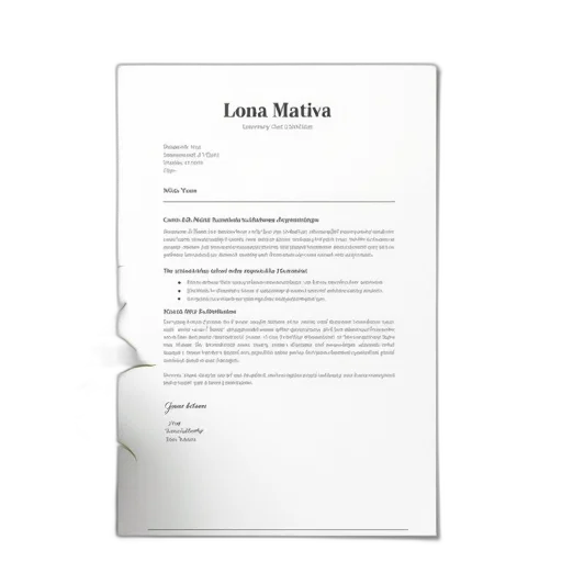 cover, letter, employment, internship transparent PNG cut-out