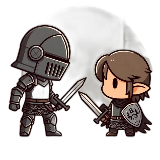 pixel art, concept art, fantasy art, comic book art transparent PNG cut-out