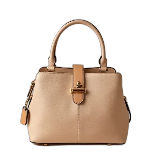 earth tones, beige, coach, purse transparent PNG cut-out