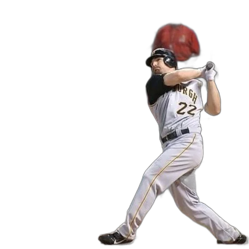 baseball, player, gray, uniform transparent PNG cut-out