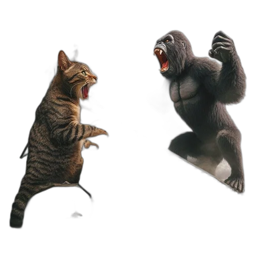 animal, creature, concept art, 3d render transparent PNG cut-out