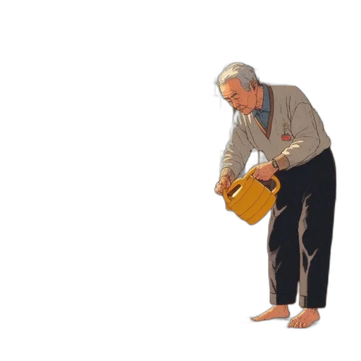 bottle, staff, mask, jacket transparent PNG cut-out