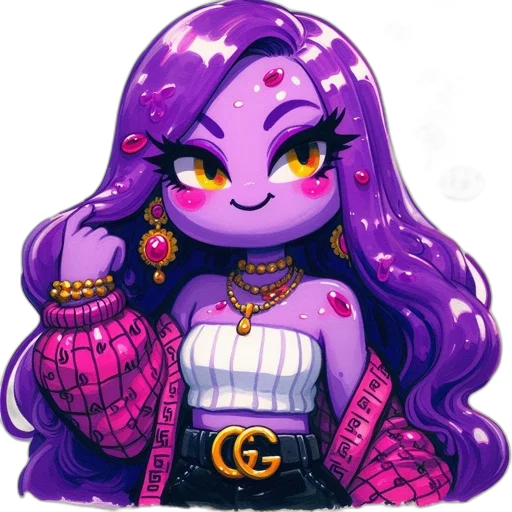 creature, jewelry, mask, pixel art transparent PNG cut-out