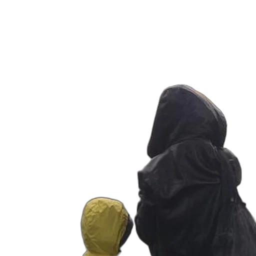 mask, umbrella, jacket, staff transparent PNG cut-out