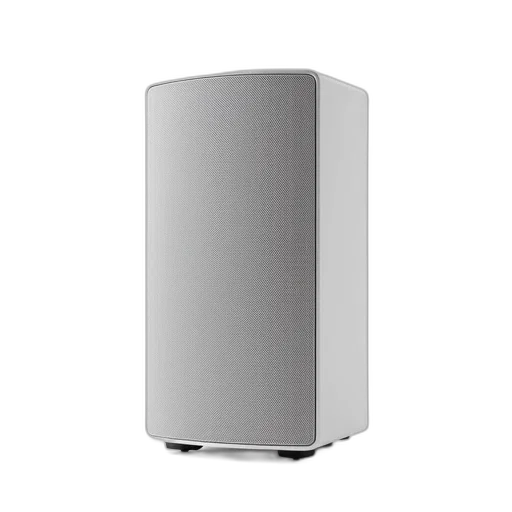 robot, 3d render, white, speaker transparent PNG cut-out