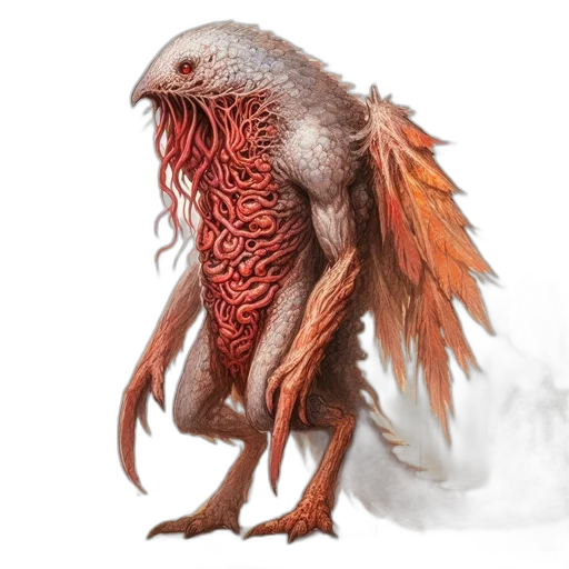 creature, animal, dragon, hair transparent PNG cut-out