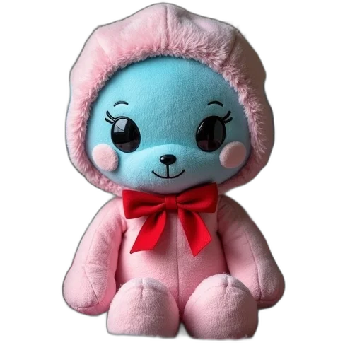 creature, 3d render, plush, toy transparent PNG cut-out