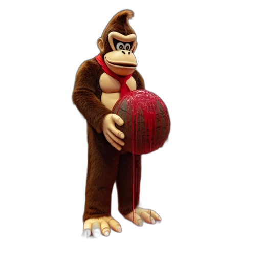 staff, animal, creature, 3d render transparent PNG cut-out
