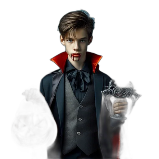 jacket, concept art, comic book art, fantasy art transparent PNG cut-out