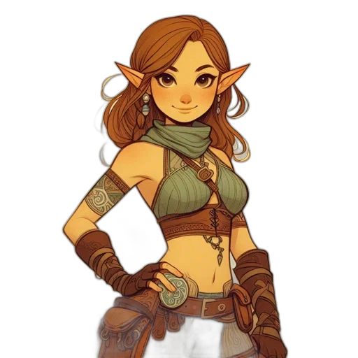 fantasy art, concept art, pixel art, comic book art transparent PNG cut-out