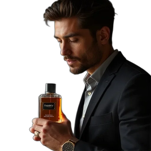 jacket, bottle, face, hair transparent PNG cut-out
