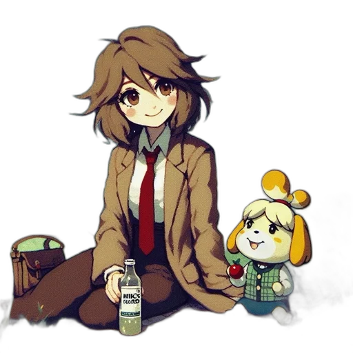 animal, staff, food, pixel art transparent PNG cut-out