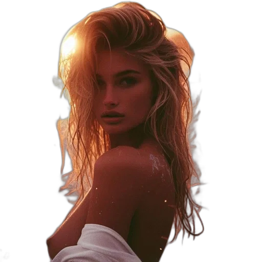face, hair, crown, dress transparent PNG cut-out