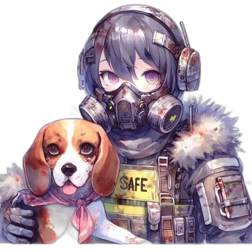 robot, mask, weapon, animal transparent PNG cut-out