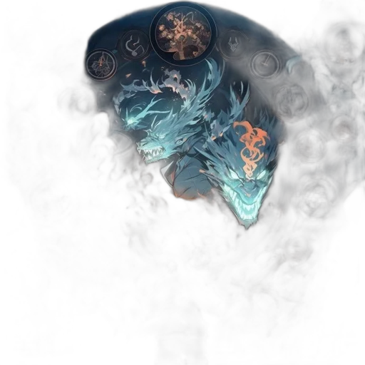 dragon, mask, crown, face transparent PNG cut-out