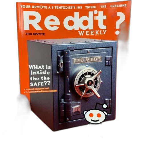 robot, magazine, cover, titled transparent PNG cut-out