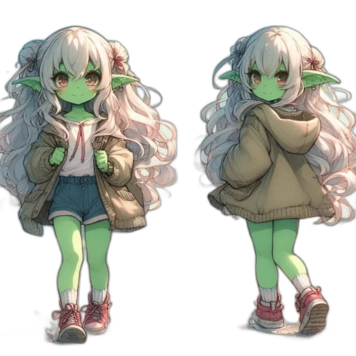 creature, concept art, fantasy art, anime transparent PNG cut-out