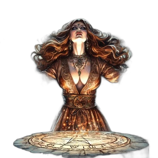 dress, jewelry, crown, fantasy art transparent PNG cut-out