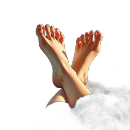 shoes, dragon, photorealistic, 3d render transparent PNG cut-out