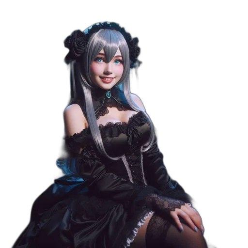 dress, staff, face, robot transparent PNG cut-out