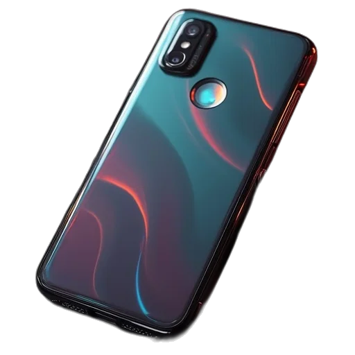 animal, 3d render, vaporwave, colorful transparent PNG cut-out