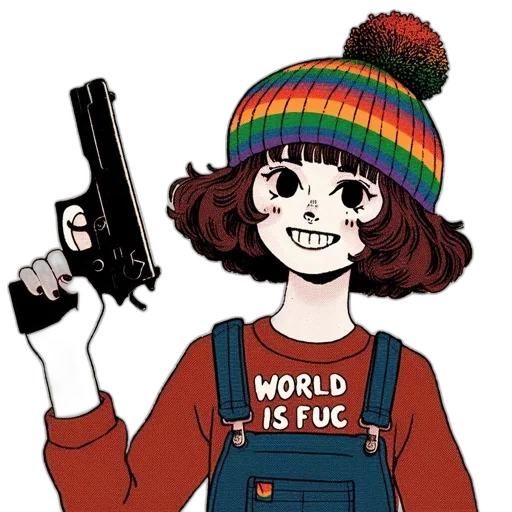hat, weapon, jacket, staff transparent PNG cut-out