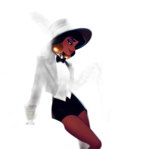 hat, dress, concept art, cartoon transparent PNG cut-out