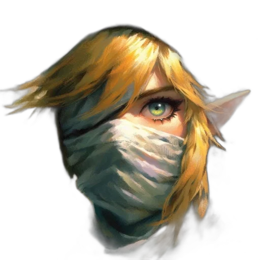 mask, face, dragon, staff transparent PNG cut-out
