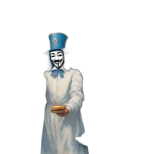 mask, staff, robot, food transparent PNG cut-out
