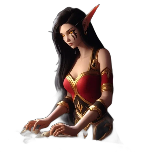fantasy art, comic book art, concept art, pixel art transparent PNG cut-out