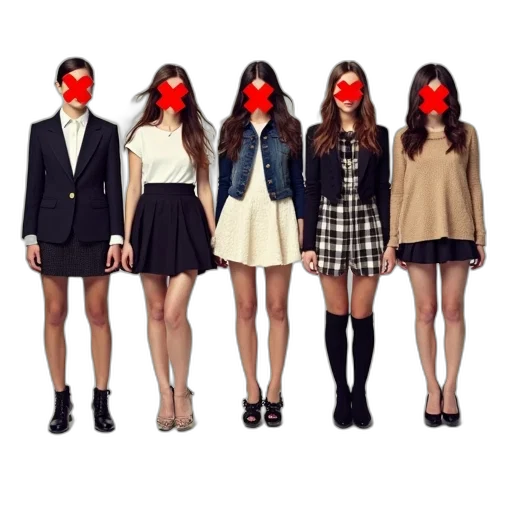 mask, jacket, dress, face transparent PNG cut-out