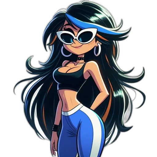 cartoon, comic book art, concept art, anime transparent PNG cut-out