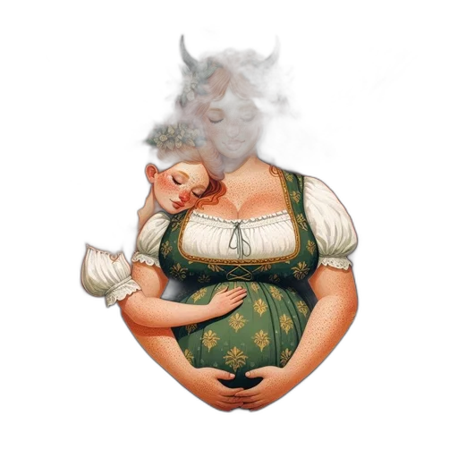 dragon, dress, mask, face transparent PNG cut-out