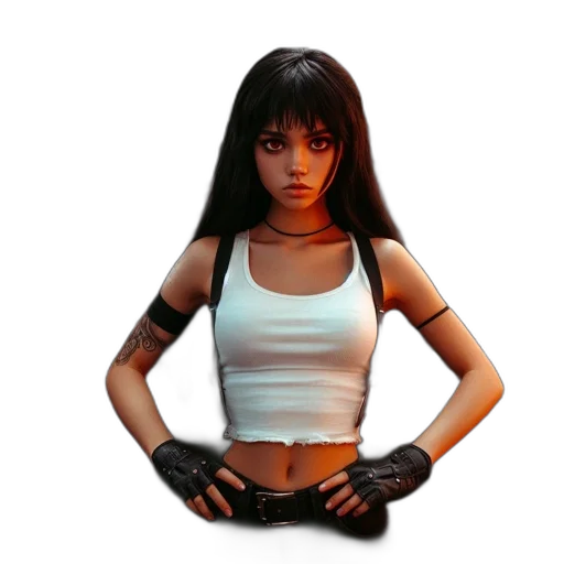concept art, cyberpunk, pixel art, photorealistic transparent PNG cut-out
