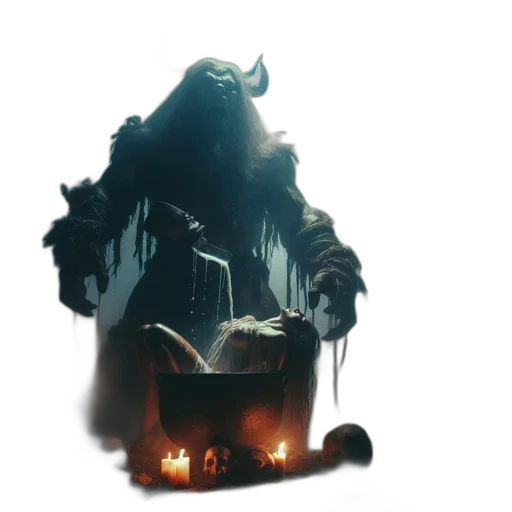 creature, mask, concept art, fantasy art transparent PNG cut-out