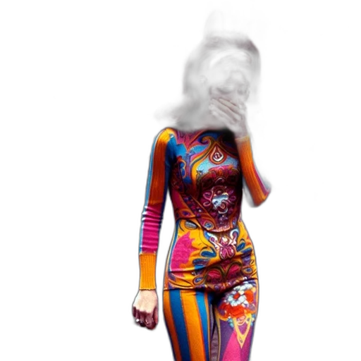 dress, jacket, mask, face transparent PNG cut-out
