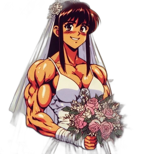 dress, flower, pixel art, anime transparent PNG cut-out