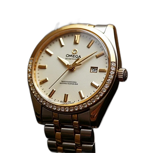 jewelry, omega, constellation, stainless transparent PNG cut-out