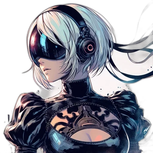 robot, mask, dress, face transparent PNG cut-out